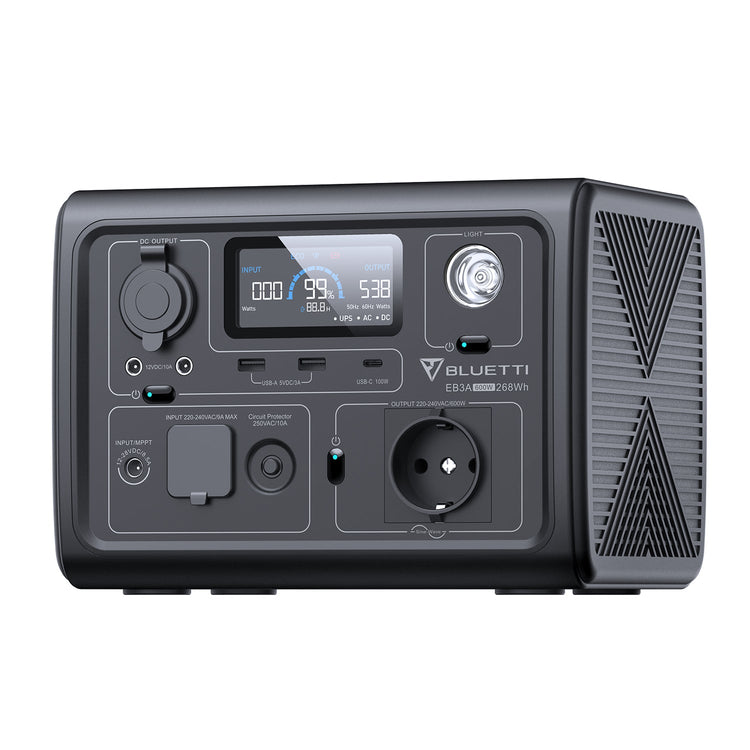 BLUETTI EB3A Портативна Електростанція | 600 Вт 268 Вт·год